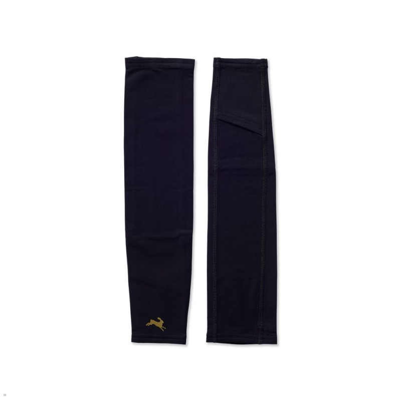 Tracksmith Inverno Arm Warmer Black NZ | 98417KBMQ