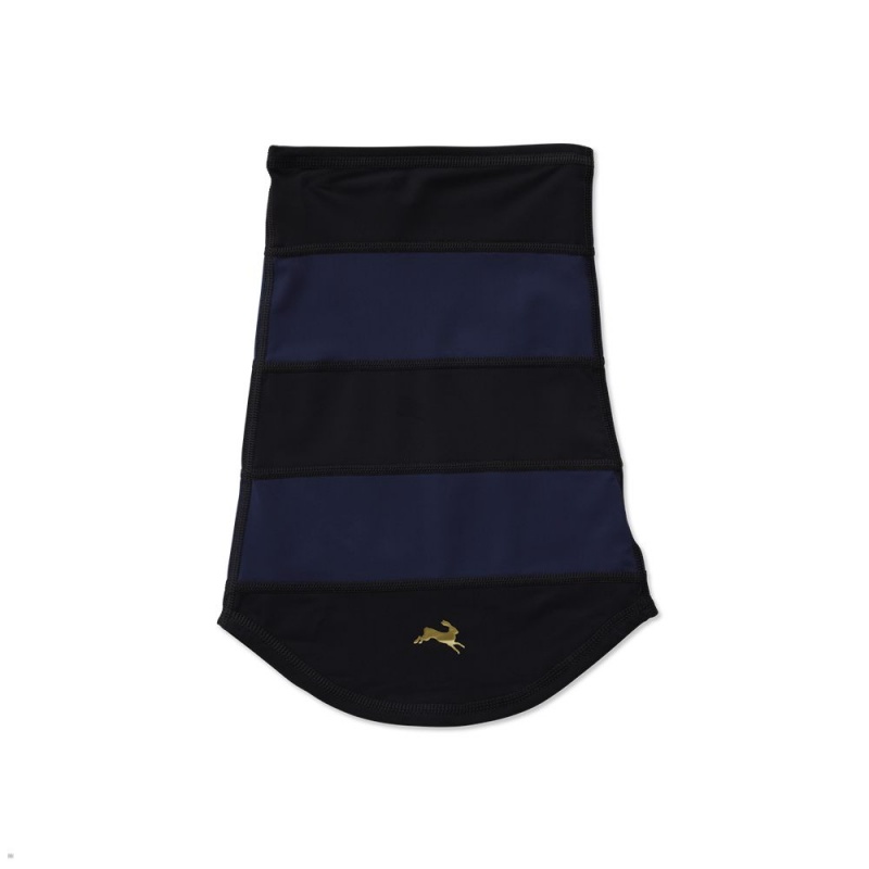 Tracksmith Inverno Neck Warmer Black/Navy NZ | 24376DYCK