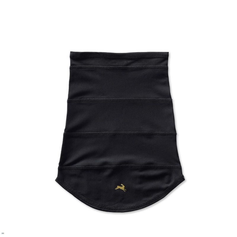 Tracksmith Inverno Neck Warmer Black NZ | 47925RABK