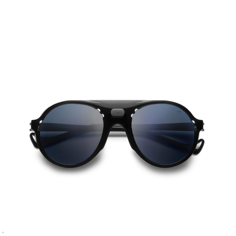 Tracksmith Kazu Tourer Sunglasses Black NZ | 10857KTWI