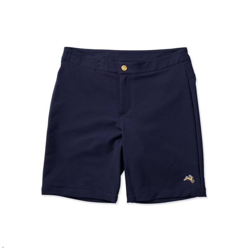 Tracksmith Longfellow Men\'s Shorts Navy NZ | 82976PDEG