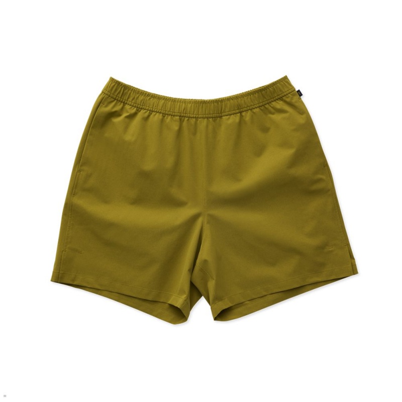 Tracksmith Rapid Transit Men\'s Shorts Olive NZ | 08263VSZJ