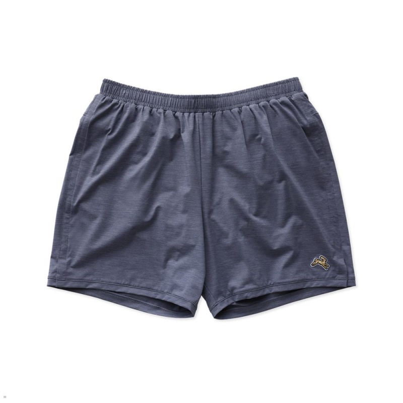 Tracksmith Session Men\'s Shorts Blue NZ | 72639DCWH