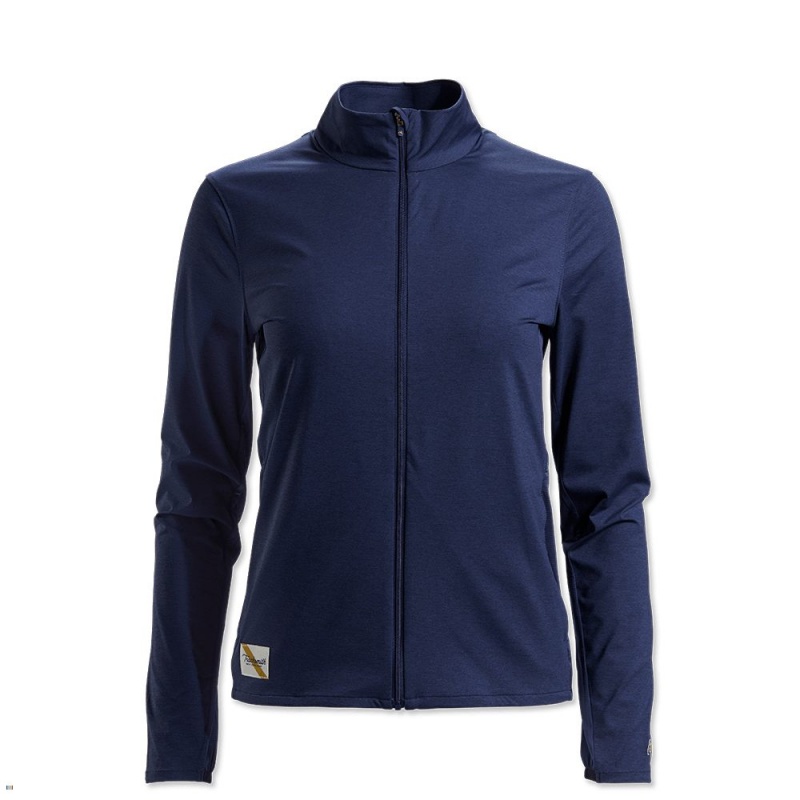 Tracksmith Session Women\'s Jacket Navy NZ | 46107KYFC