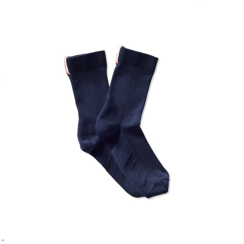 Tracksmith Speed Crew Sock Navy NZ | 34802EMLY