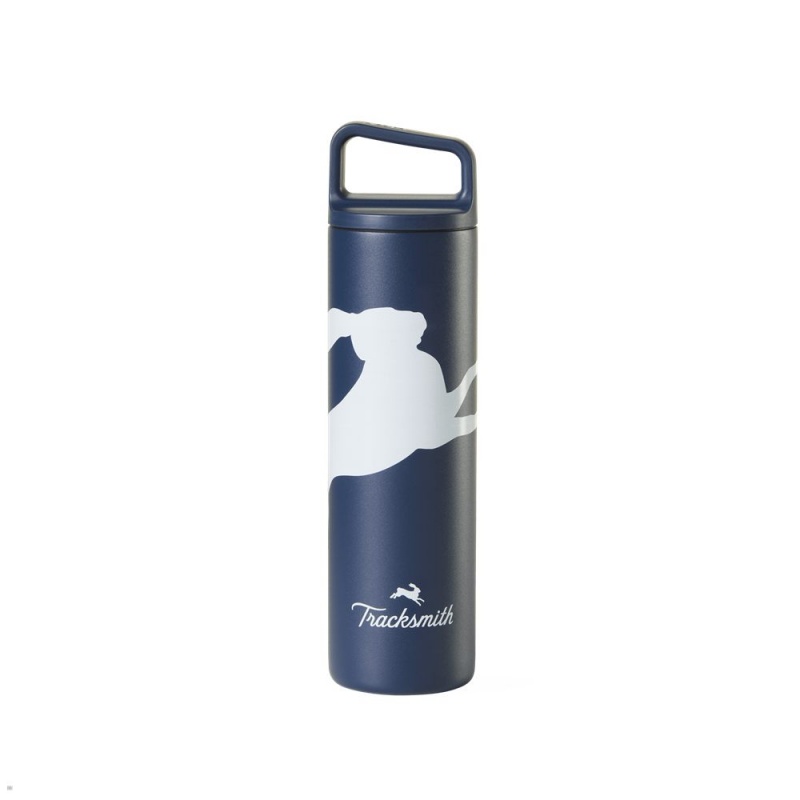 Tracksmith Stainless Steel Bottle Other Accessories Navy NZ | 56829YIQK