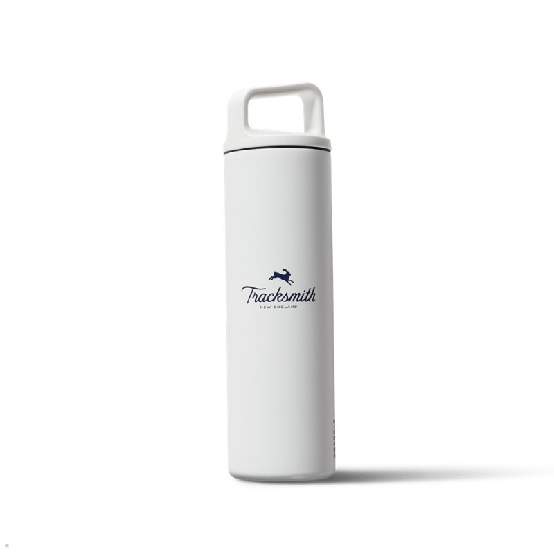 Tracksmith Stainless Steel Bottle Other Accessories White NZ | 57496ZGDO