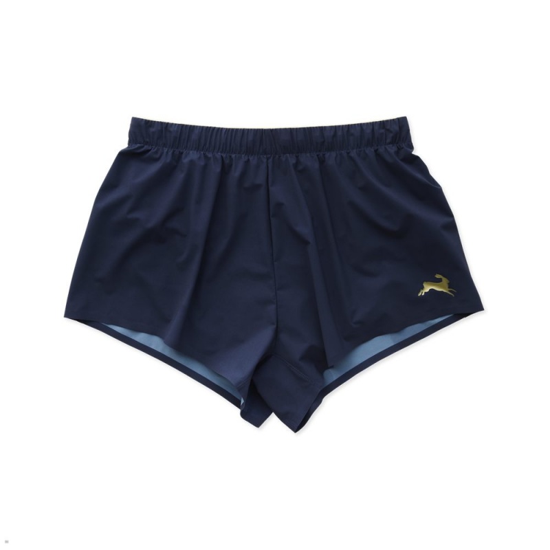 Tracksmith Strata Men\'s Shorts Navy NZ | 51042JCVY