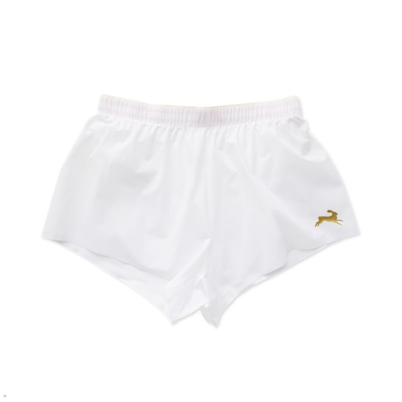 Tracksmith Strata Men\'s Shorts White NZ | 89472YXCW