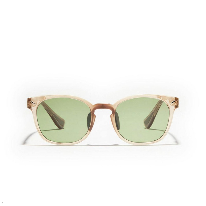 Tracksmith The Charles Sunglasses Gold NZ | 19720VAYN