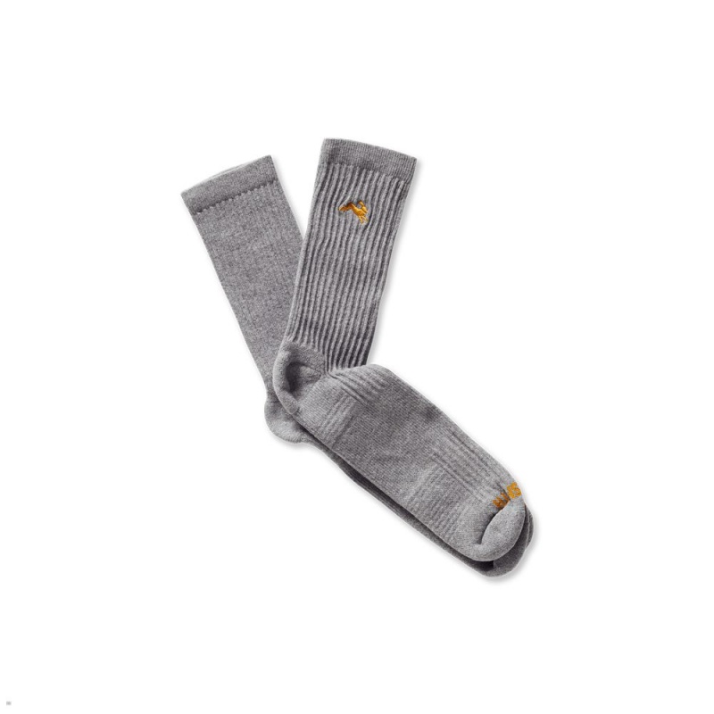 Tracksmith Trackhouse Tube Sock Gray NZ | 38027NFPJ