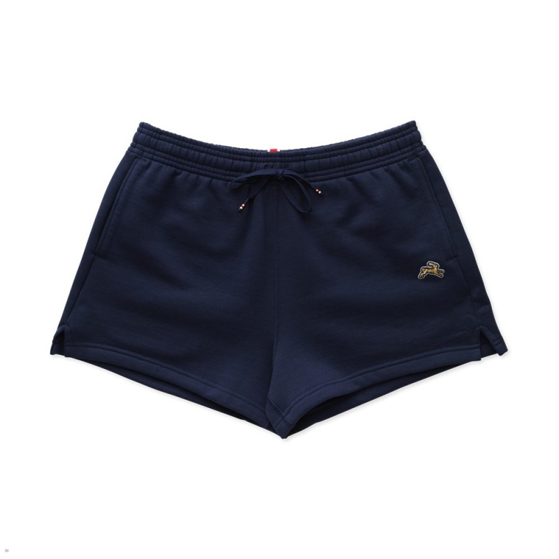 Tracksmith Trackhouse Women\'s Shorts Navy NZ | 96142KCFI