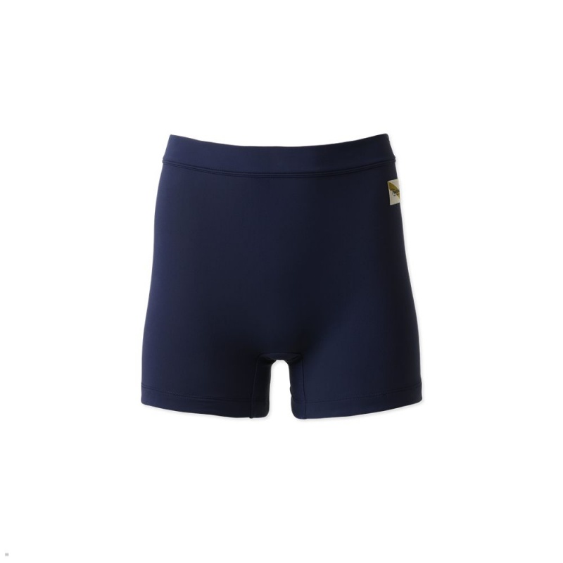 Tracksmith Turnover Short Women\'s Tights Navy NZ | 74913DPJE