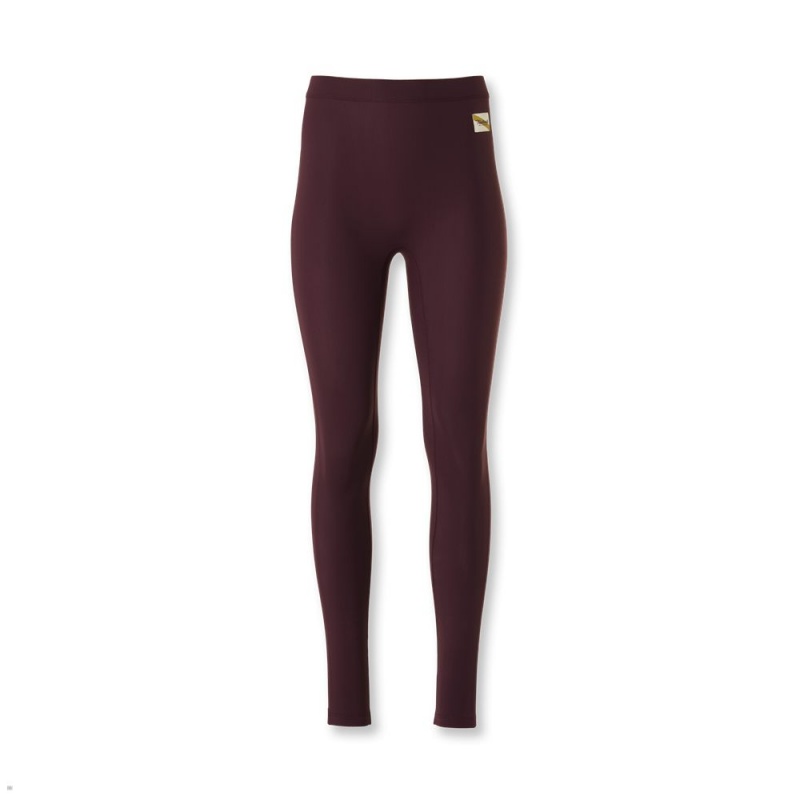 Tracksmith Turnover Women\'s Tights Wine NZ | 97358VWNG