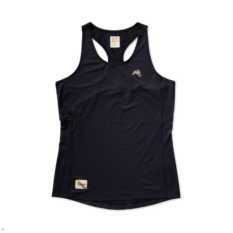 Tracksmith Twilight Women\'s Tank Black NZ | 73905KQGY