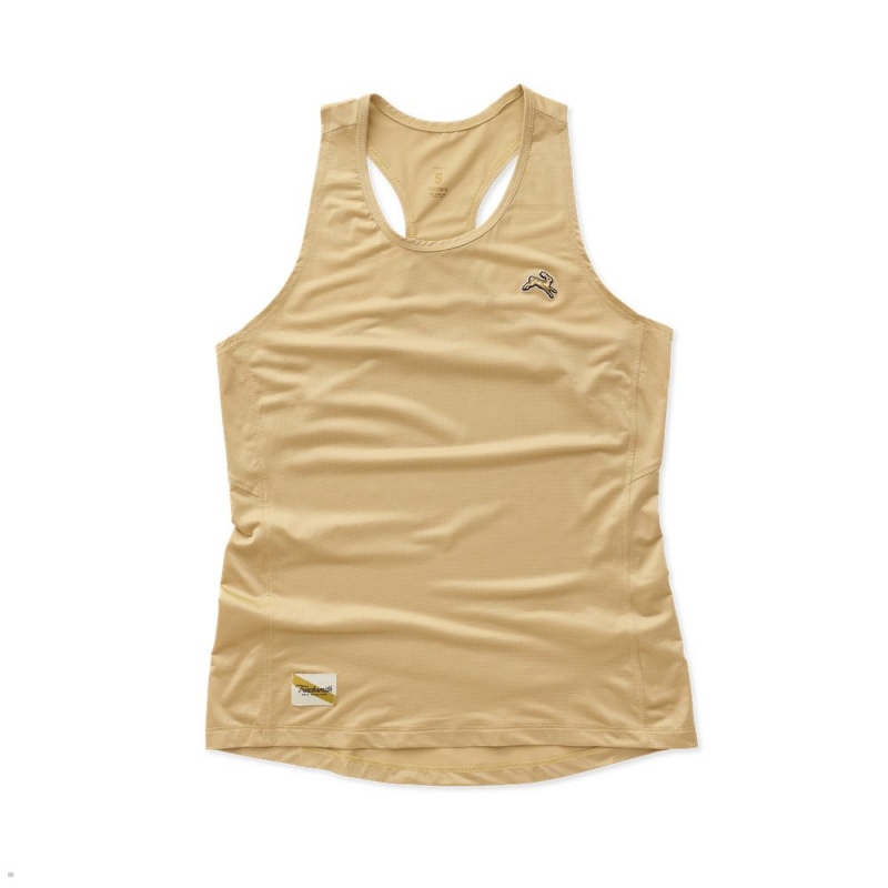 Tracksmith Twilight Women\'s Tank Chestnut NZ | 04132SWVK