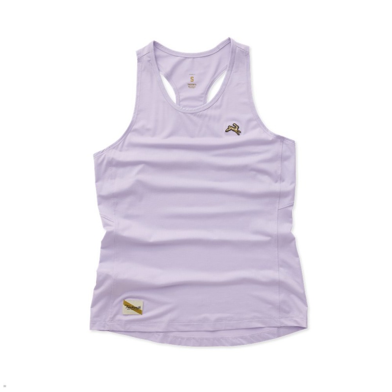 Tracksmith Twilight Women\'s Tank Lilac NZ | 03784ZTSR