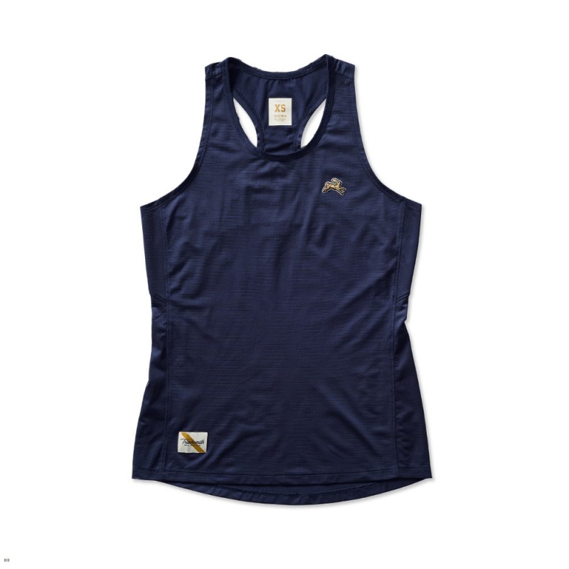 Tracksmith Twilight Women\'s Tank Navy NZ | 75816YRAL